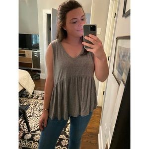 Anthropologie Peplum Tank Top